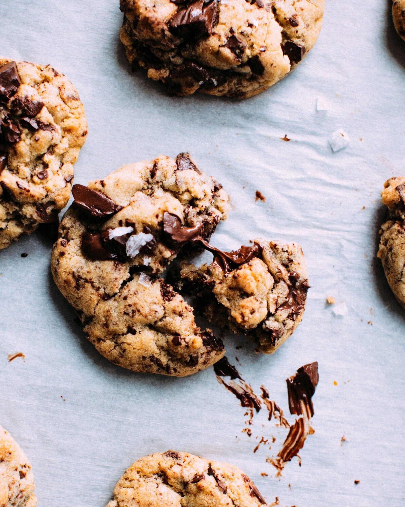 close-up photo of baked cookies