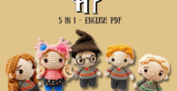 poupées crochet harry potter