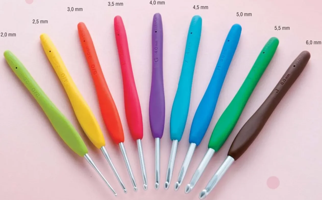 Crochet à Tricoter 7,0 Mm Coopay - Longueur 17 Cm, Manche Floral Scintillant En Résine, Ergonomique Pour Arthrite