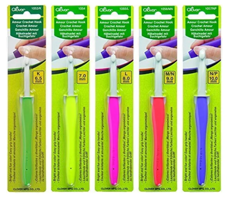 Set crochets Clover fil &eacute;pais