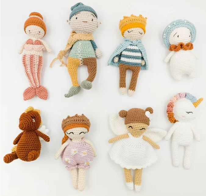 crochet phildar amigurumi personnages f&eacute;eriques