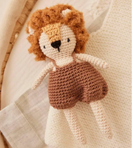 crochet phildar amigurumi doudou lion