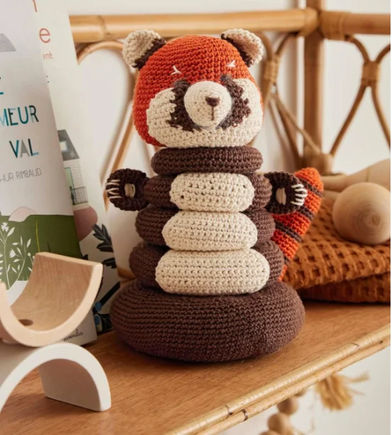 crochet phildar amigurumi jouet renard b&eacute;b&eacute;