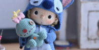 poupée déguisé stitch