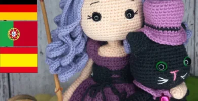 poup&eacute;e crochet halloween
