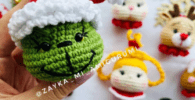 The Grinch décoration de noël au crochet