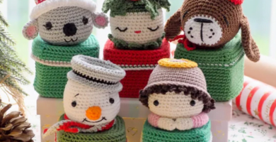 amigurumi no&euml;l au crochet