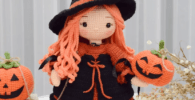 sorcière crochet halloween