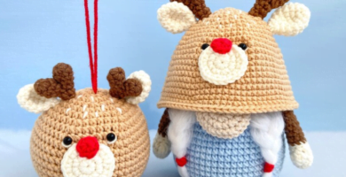 beau crochet no&euml;l pour sapin