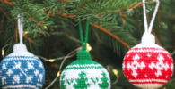 boules de noël au crochet