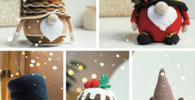 Gnomes crochet sp&eacute;cial no&euml;l