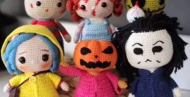 mod&egrave;les crochets halloween
