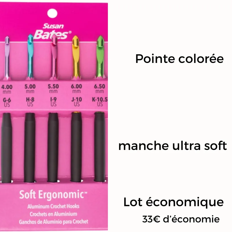 susan bates soft ergonomic parmis les meilleurs crochets ergonomique et tr&egrave;s &eacute;conomique