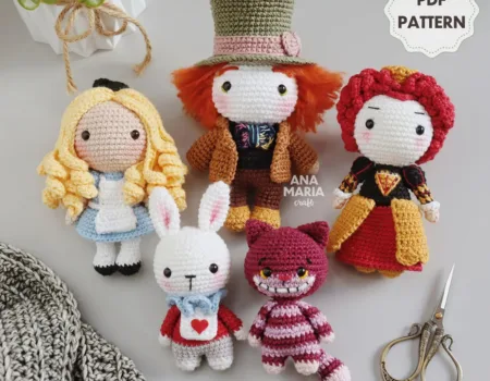 Disney crochet Amigurumi Alice aux pays des merveilles