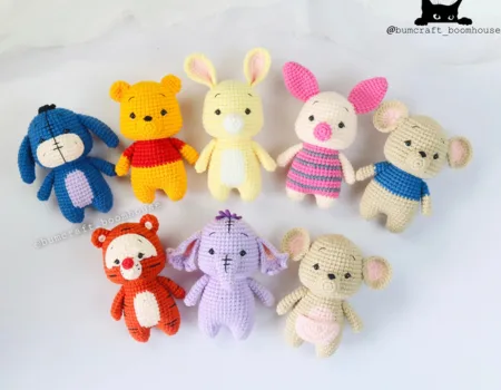 Patron crochet Disney winnie l'ourson - amigurumi Disney