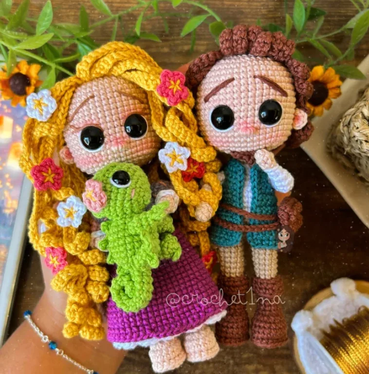 Raiponce au crochet Etsy patron payant