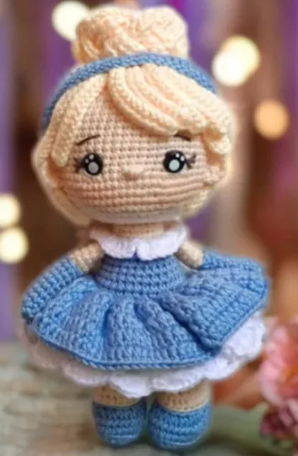 cendrillon patron crochet etsy payant
