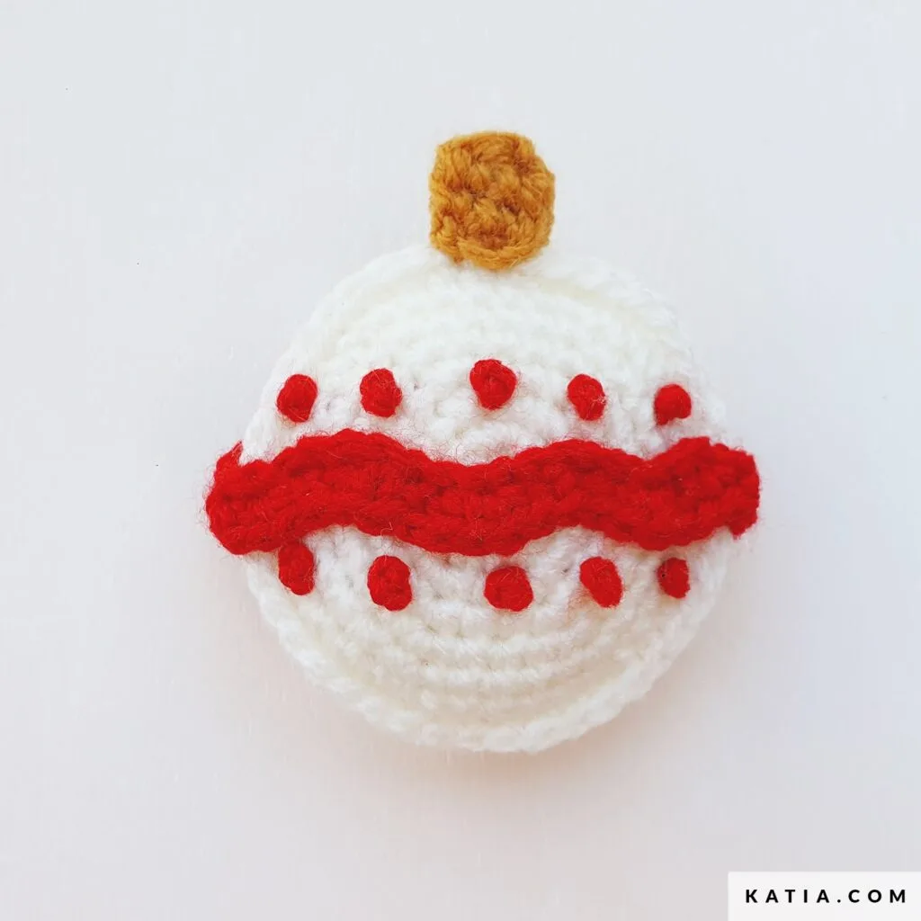 Boule de Noël ornement crochet pour sapin - déco crochet pour noël fait main facil et rapide