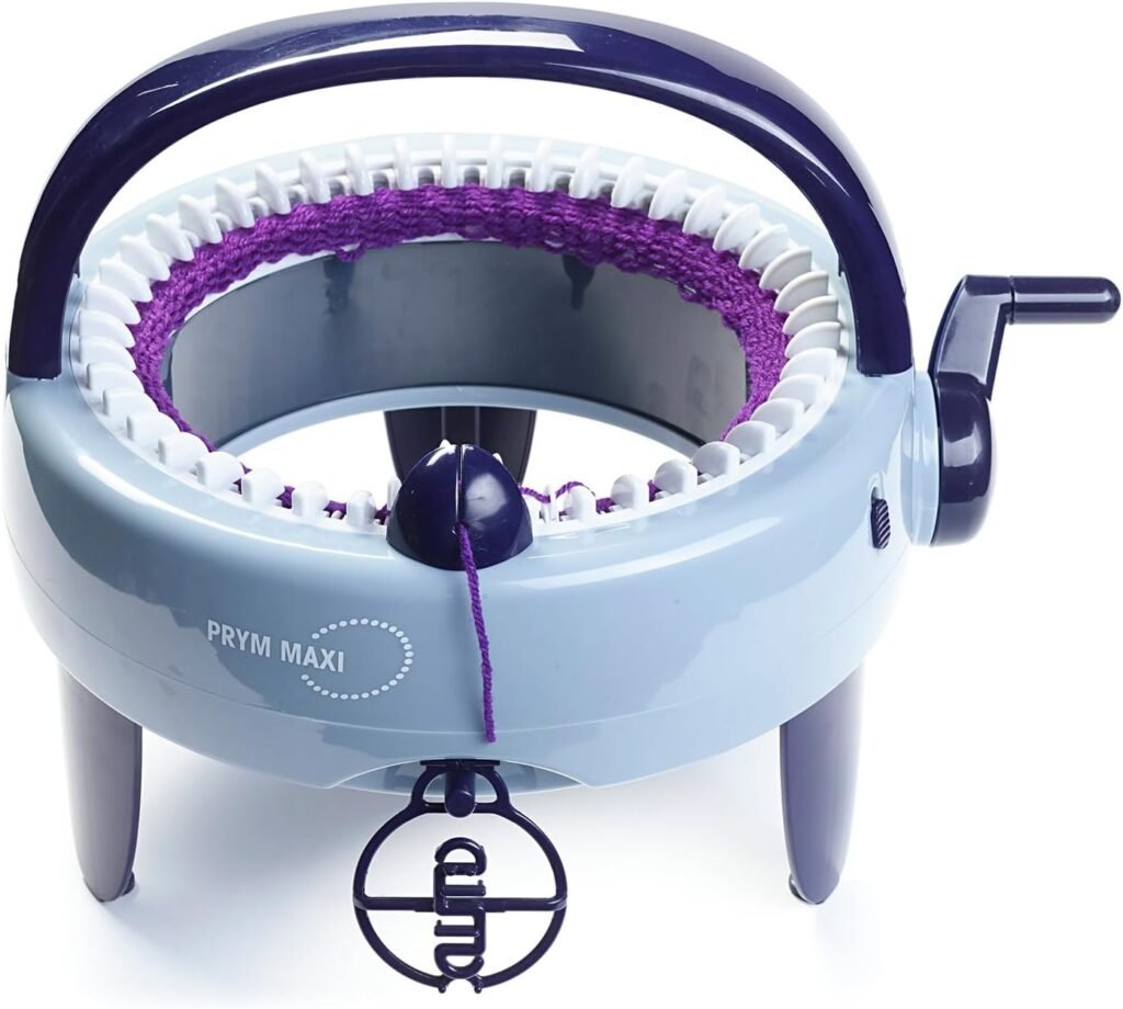 Prym Maxi Tricotin automatique de 44 crochets ; 44 aiguilles ; 44 picots pour faire des tubes de 33 cm ou du plat de 43 cm