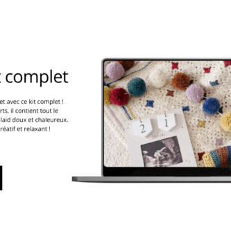 KITS CROCHET PLAID tout en un