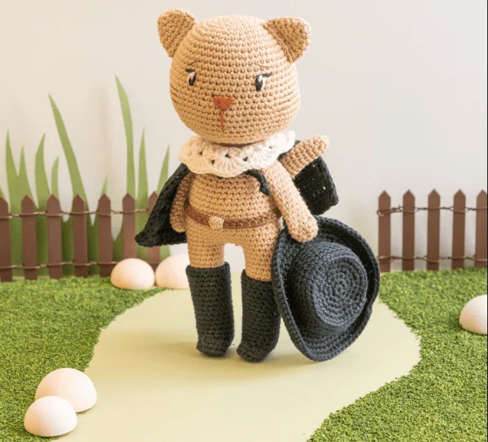 Le chat beaut&eacute; au crochet - Les contes de notre enfance