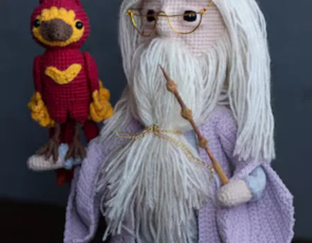 Albus Dumbledore crochet patron en fran&ccedil;ais