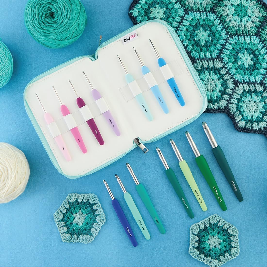 Set de crochets KnitPro Waves