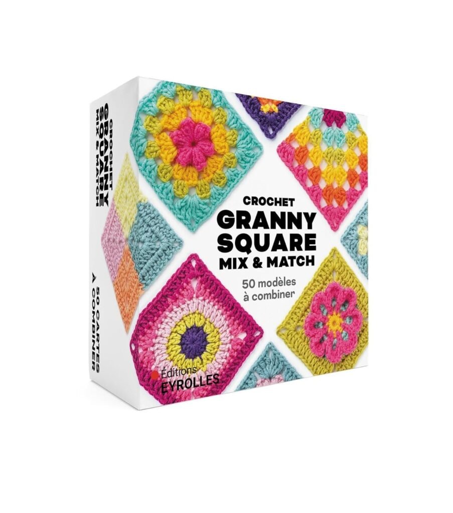 Mix et Match Granny Squares - livre créatif granny square avec 50 motifs à combiner